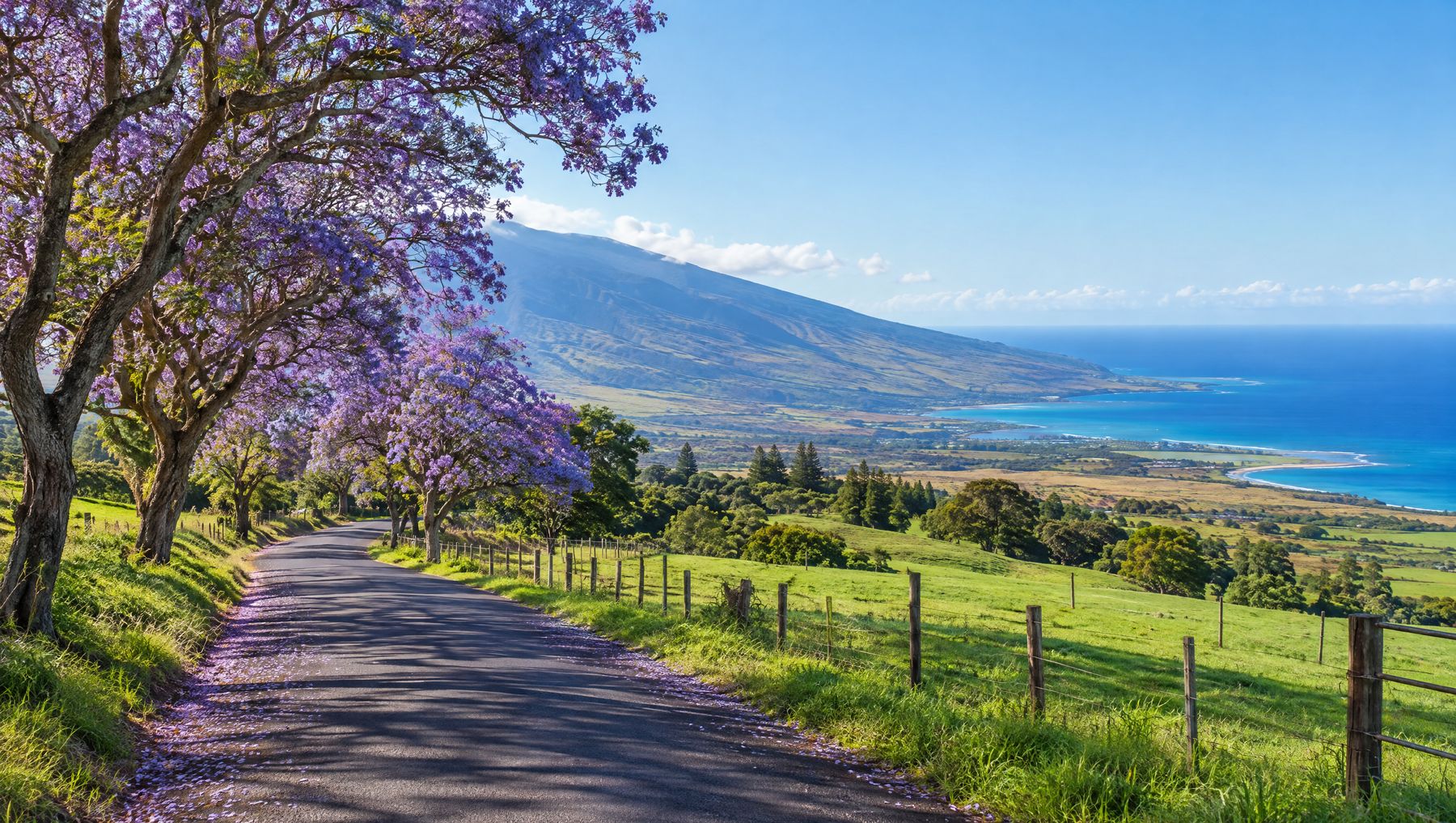Jacaranda in Kula, Upcountry